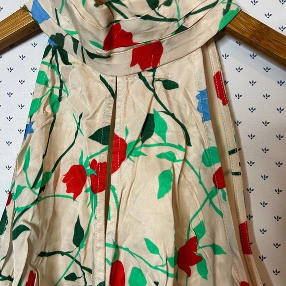 C/Meo Collective Gathered High Neck Floral Blouse 4 Tank Shirt Women's C Meo - Picture 7 of 7